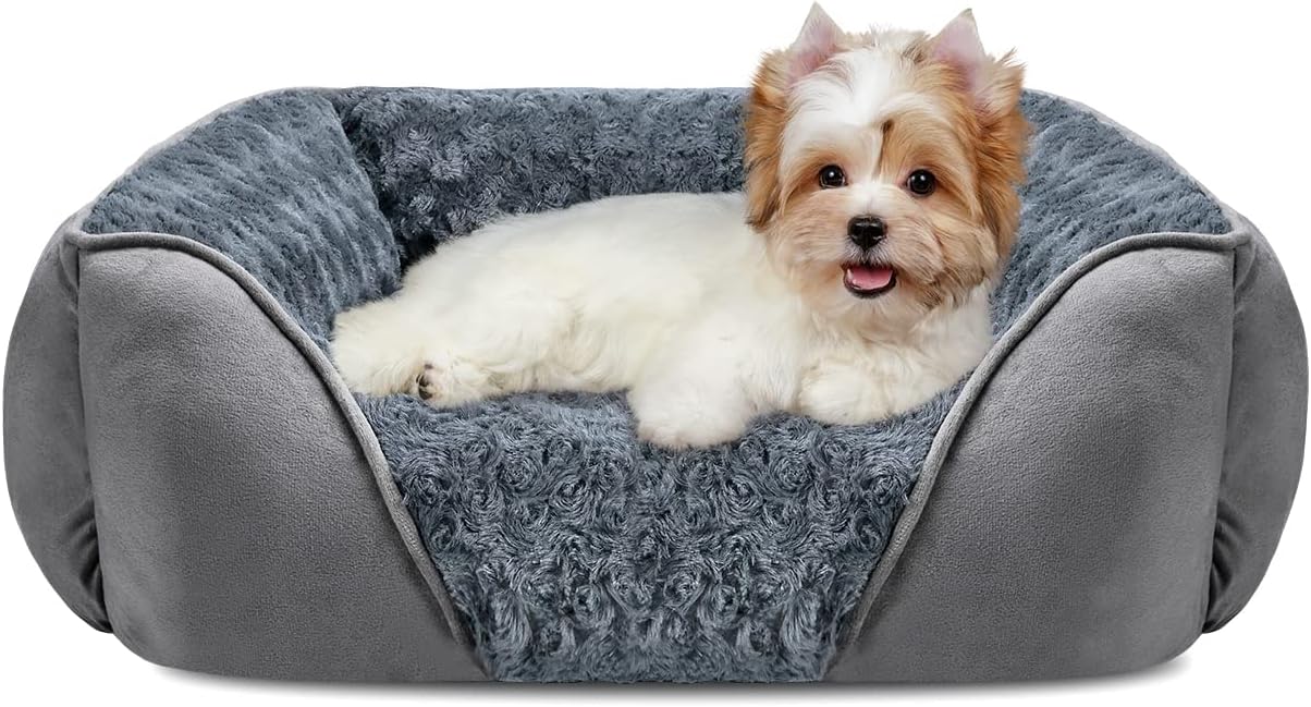 Dog Bed for Large Medium Small Dogs/Puppy, Rectangle Washable, Orthopedic