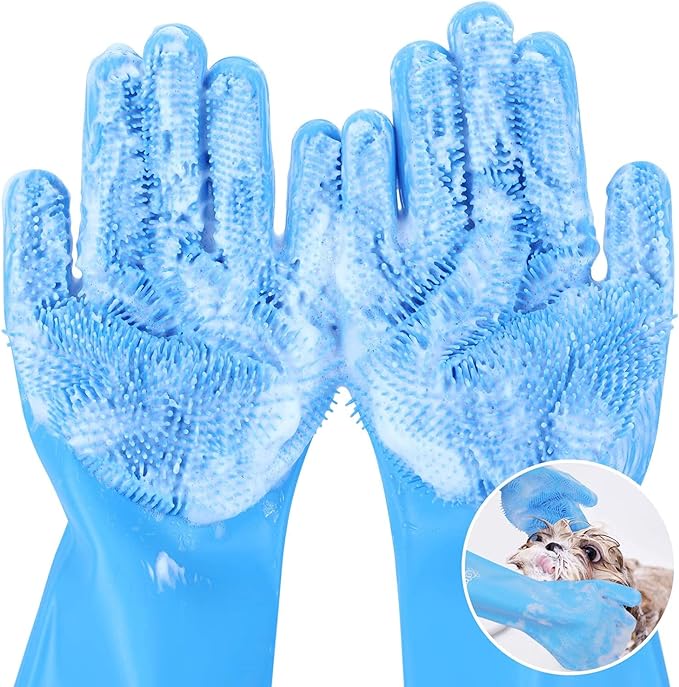 Heat Resistant Silicone Gloves with High-Density Teeth